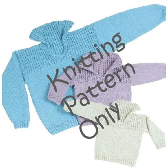 New Louise Silverman Design 34 Palm Beach Polo Pullover Knitting Pattern - Picture 1 of 3